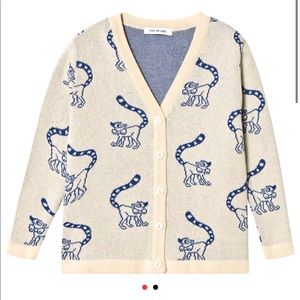 ⭐️One We Like knitted lemur cream cardigan Age 4